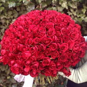 100 Red Roses, send flowers to amman