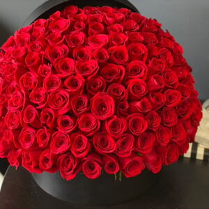 150 RED ROSES IN A BOX amman jordan
