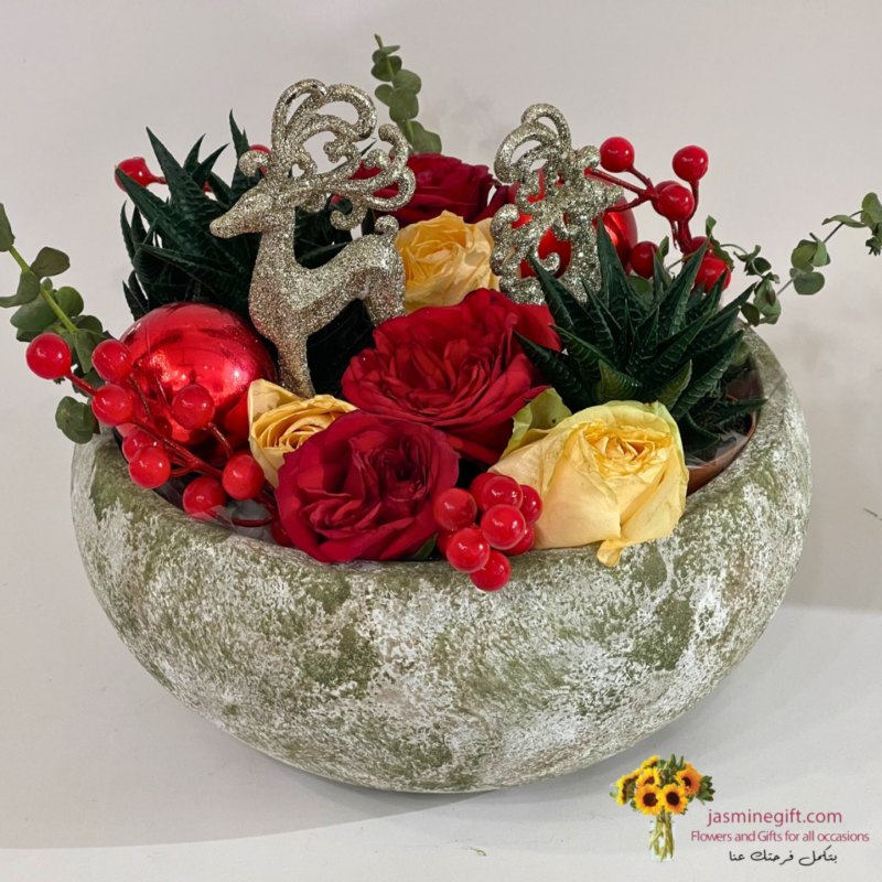 Christmas Charm Bowl send christmas gift to amman