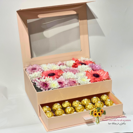 Bag of Delights box luxury , send flowers for valentines day to amman jordan