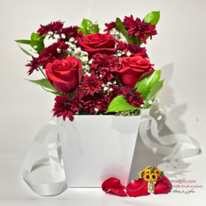 Red Rose & Gypsy Charm , send flowers for valentines day to amman jordan