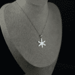 BEST FLOWERS AND GIFT SHOP IN AMMAN Silver Snowflake Necklace christmas,send gifts to amman