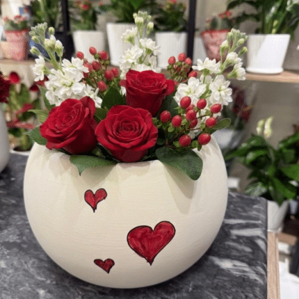 Love Whisper Arrangement,send gift flowers to amman